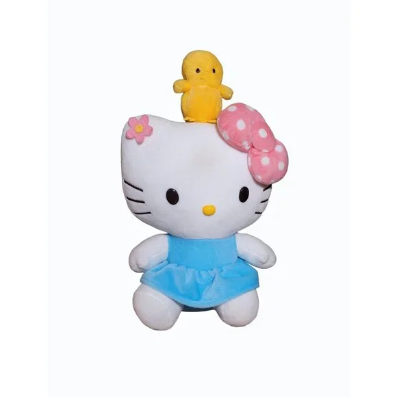 Sanrio Hello Kitty Chick Kitty Plush 12 Inch Easter Spring Basket Chick - Picture 6 of 6